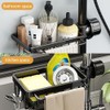 Kitchen Sink Faucet Organizer, Sponge Holder for Kitchen Sink with