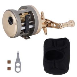 Baitcasting Reel Metal Lure Fishing Wheel Tackle Accessory Aluminium Alloy Rocker Arms and HandleJH101(left hand)