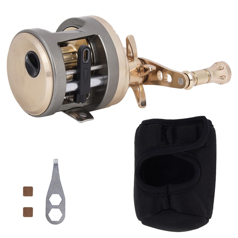 Baitcasting Reel Metal Lure Fishing Wheel Tackle Accessory Aluminium Alloy