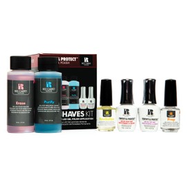 Red Carpet Manicure Fortify & Protect Kit – Essentials for UV/LED Gel Application. Vitamin A & Biotin Infused, Long-Lasting, Chip-Resistant Manicure (Fortify & Protect Must Haves Kit)
