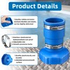 Surface Skimmer Small Strainer Hose B Adaptor, 1 1/2in Pool