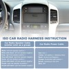 Universal ISO Car Radio Stereo Wiring Harness Adapter, Car Audio
