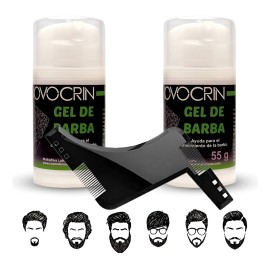 Crecer Barba Bigote Profesional 2pzs De 55g + Modelador Loción