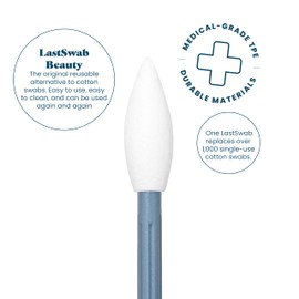 Lastswab Beauty - Reusable Cotton Buds (1 Piece) - Ear Sticks - Environmentally Friendly Q Tips