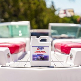 Seapower SQ-32 Marine Cleaner and Wax with Carnauba and Silicone - 32 oz.