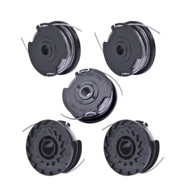 5 Pcs Strimmer Spool Line for Bosch Grass Trimmer ART 30-36 LI, ART 30, ART 27 and ART 24, F016800351 Replacement String Trimmer Spool Line Φ1.6mm x 6m, Standard Double Autofeed Rainproof Nylon Spools