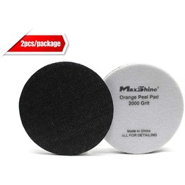 Maxshine Black Denim Orange Peel Removal Pad- 2 Pack - Dia: 80mm/3"