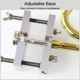 Trumpet Mouthpiece Puller, Mouthpiece Extractor Professional Aluminum Made Adjustable Mouthpiece Remover Tool 10X9cm Trumpet Accessory
