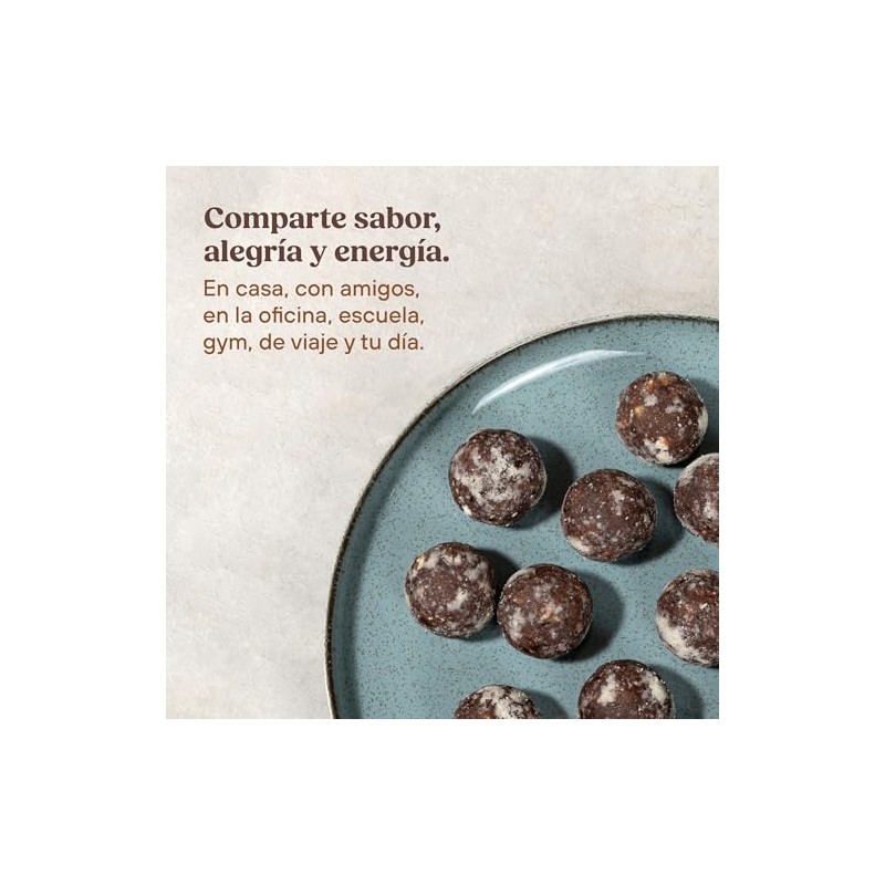 Dat Snack - Bolas de Energía de Dátil con Cacao,