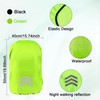 2 PCS Backpack Rain Covers (18-30L), High Visibility School Bag