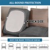 BXFUL Sofa Seat Cushion Covers, Sofa Cushion Covers Stretch Velvet,