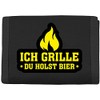 Spaß Kostet Purse with Patch "Ich Grille du Holst Bier"