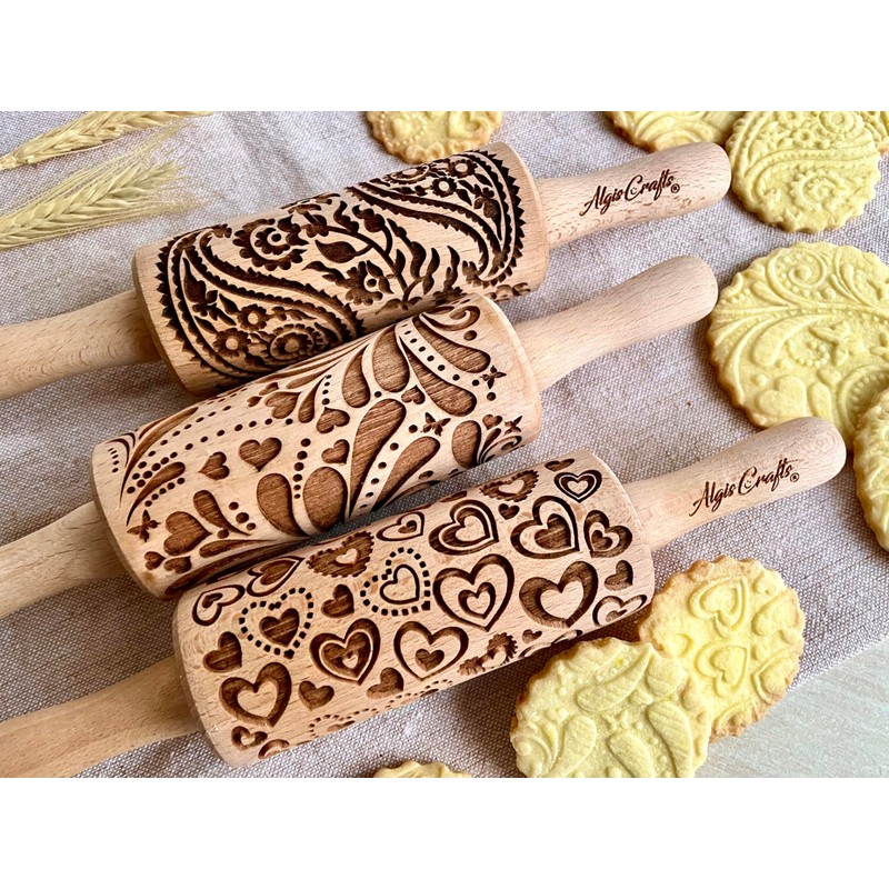 Set of 3 Mini Rolling Pins SCHÖNER TAG. Rolling Pin