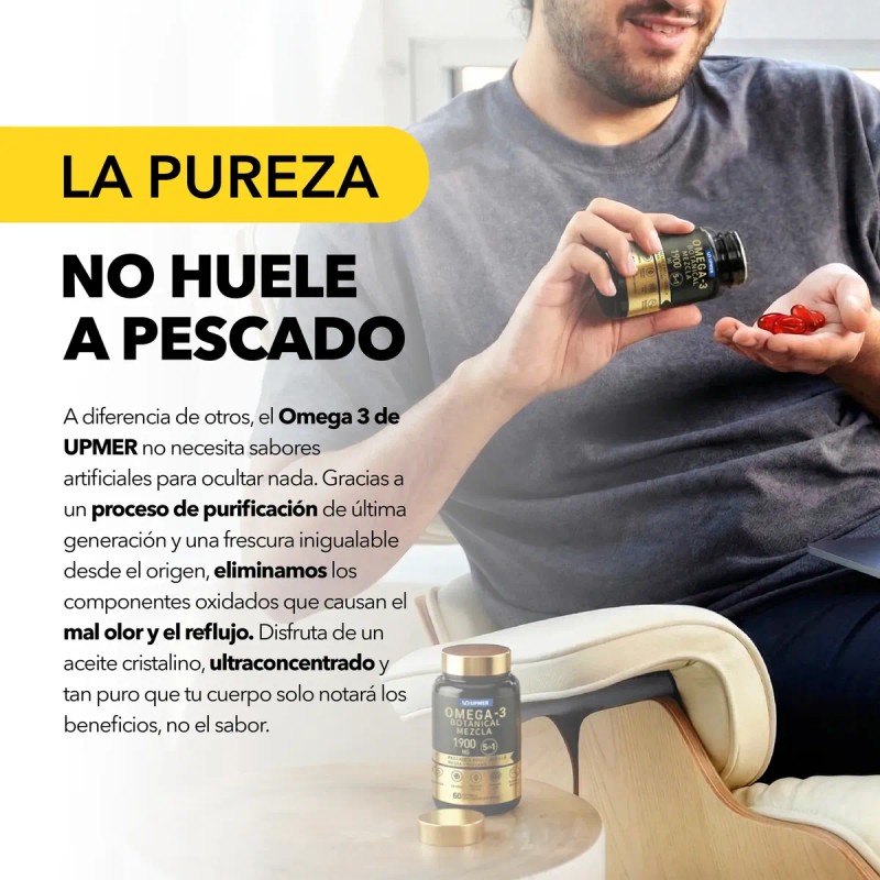 Omega 5en1 1900 Aceite Puro Salmón Salvaje