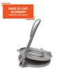 IMUSA USA Tortilla Press, 8 Inch, Silver