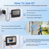 Winnes Video Doorbell with 1080P Camera, 2.4G Bluetooth IP65 Rainproof,