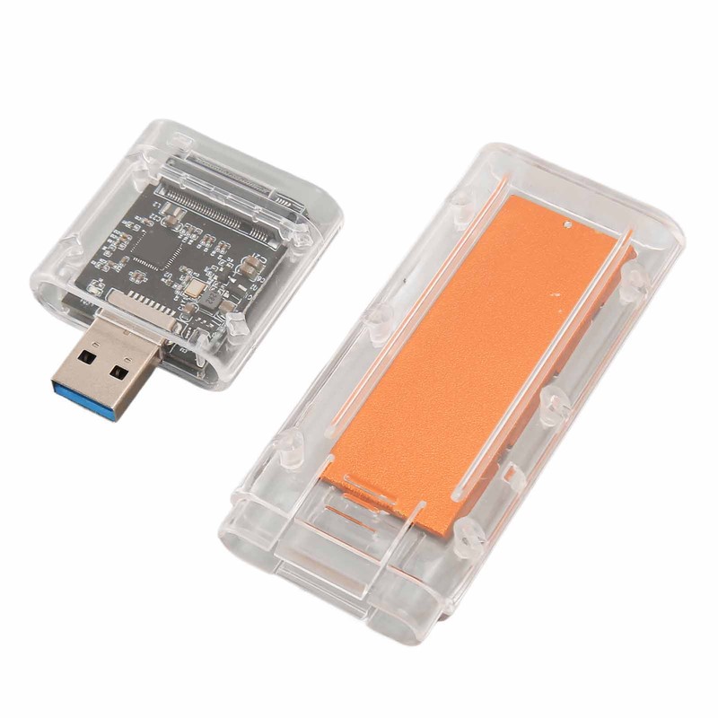 M.2 SATA to USB3.0 SSD External Enclosure Heat Dissipation Case