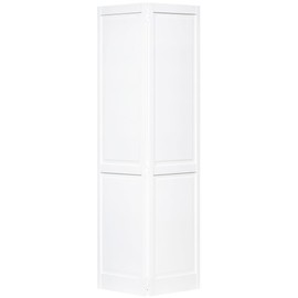 Kimberly Bay Bi-fold Traditional Four Panel White (28 in. Wide Opening)