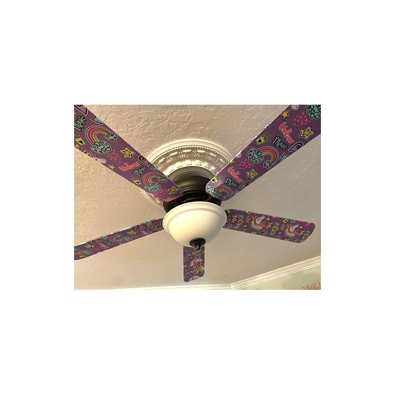 Unicorn Magic Ceiling Fan Blade Covers
