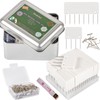 Svartur Knit Blocking Pins Kit, Includes 20 Knit Blocking Combs,