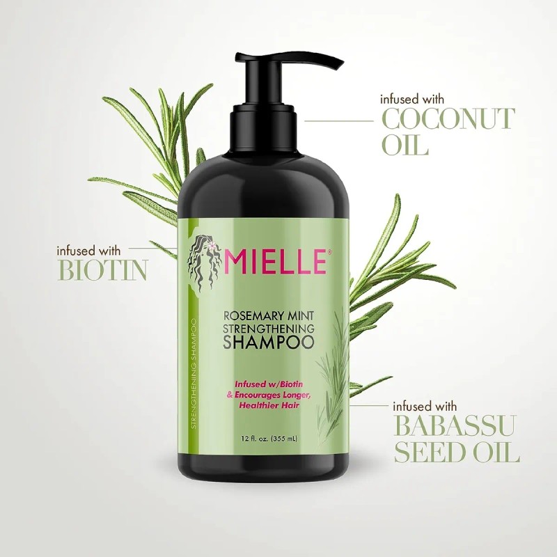 Kit Shampoo Acondicionador Y Aceite De Romero Mielle Organic