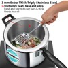 Hawkins Classic 5 Litre Tri-Ply Pressure Cooker, Triply Stainless Steel