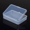 Rectangular Clear Plastic Organizer Storage Box Containers,Small Containers, Small Plastic