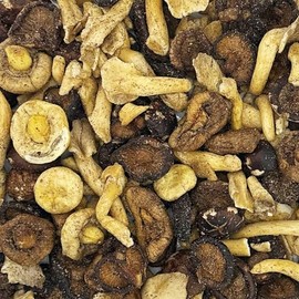 Smarty Stop Frierd Three Type Mixed Mushroom Veggie Chips, Oyster, Shiitake and Buttom Mushroom (1 Pound (Pack of 1))