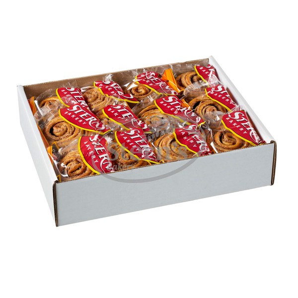 Cinnamon Buns Breakfast Pastry | 18 Cookies Individually Wrapped | Cinnamon Rolls Snack Cakes | Coffee Snacks | On the Go Snacks for Kids & Adults | Holiday, Birthdays, Parties | Stern’s Bakery