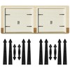 Magnetic Garage Door Hardware,Garage Door Magnetic Decorative Hardware 8 Hinges