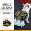 OneTigris Service Dog Vest Harness Saddle Bag Backpack Pouch, Emotional