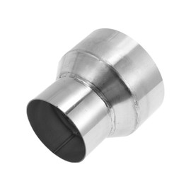 Motoforti 2.5" OD to 3.5" OD Mandrel Exhaust Bend Elbow Concentric Reducer T304 Stainless Steel Pipe Adapter 3.5" Length Silver Tone