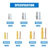 BESTYCHAO 210pcs Self Drilling Drywall Anchors, 7 Sizes Plastic Hollow