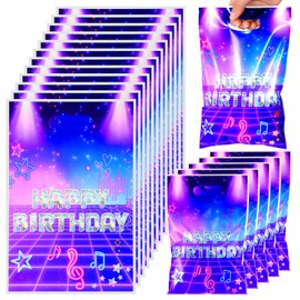 Eccliy 30 Pcs Kpop Birthday Party Favors Bags Cartoon Goodie Candy Gift Bags with Handles Birthday Party Supplies