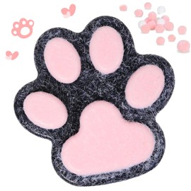 DASIAUTOEM Cat Paw Squeeze Toy, Squeeze Spielzeug für Stress Relief, Katzenpfoten Quetschspielzeuge, Squishy Fidget Toys, Fufu Squishy für Stressabbau, Big Cat Paw für Kinder Erwachsene (Rosa Schwarz)