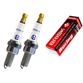 BRISK Silver Racing AR12YS 1518 Spark Plugs Petrol (Pack of 2)