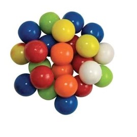Bayside Candy Lightning Bolts Bubble Gum Balls - Sour Candy Filled Gumballs (10LB)