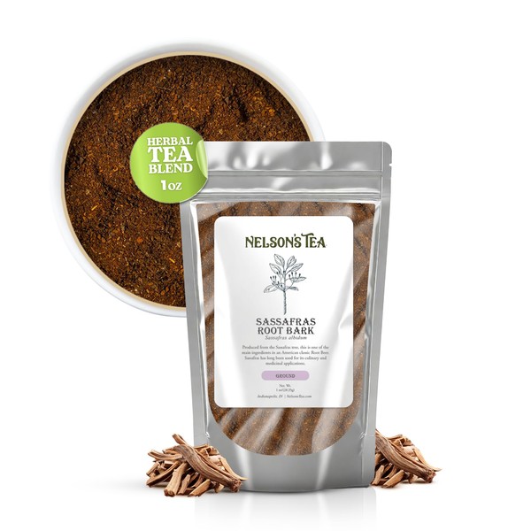 Nelson's Tea - Sassafras Root Bark - Cut & Sifted