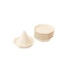 Moa Feteli Lucky Octagonal Plain Grilled Dishes, 2 Size, Set