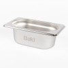 Baki Stainless Steel Gastronorm Container 1/9 Food Pan 65, 100,