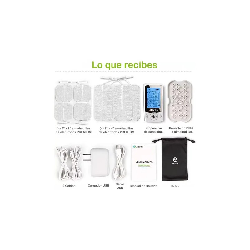 Electroestimulador Tens Masaje Muscular 20 Modos