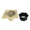 Kingston Brass BSF4262PB Watercourse Shower Drain, Polished Brass