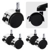 Tanstic 4Pcs 2" Swivel Stem Caster Wheels with Brake, 5/16"