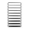 10 Tiers Shoe Rack with Dustproof Cover Closet Shoe Storage