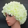 Medifier Vintage Floral Petal Retro Swim Caps Bathing Caps for