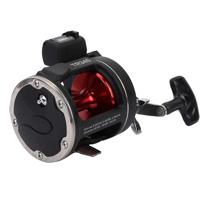 Trolling Reels Equipped With Line Counter Black Trolling Saltwater Offshore