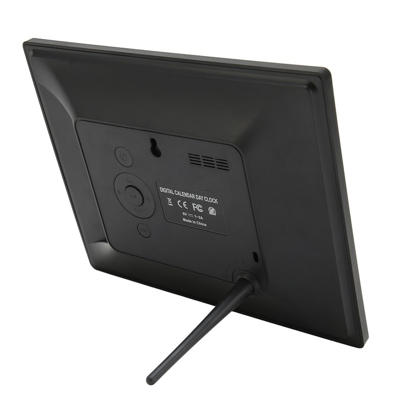 Digital Day Clock 7 Inch Auto Dimmable Clock with Unabbreviated