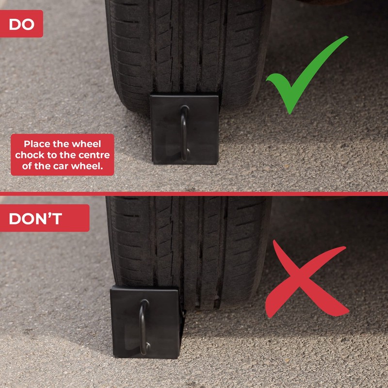 GADLANE Wheel Chocks - 2 Pack Caravan Chocks Brake Stoppers