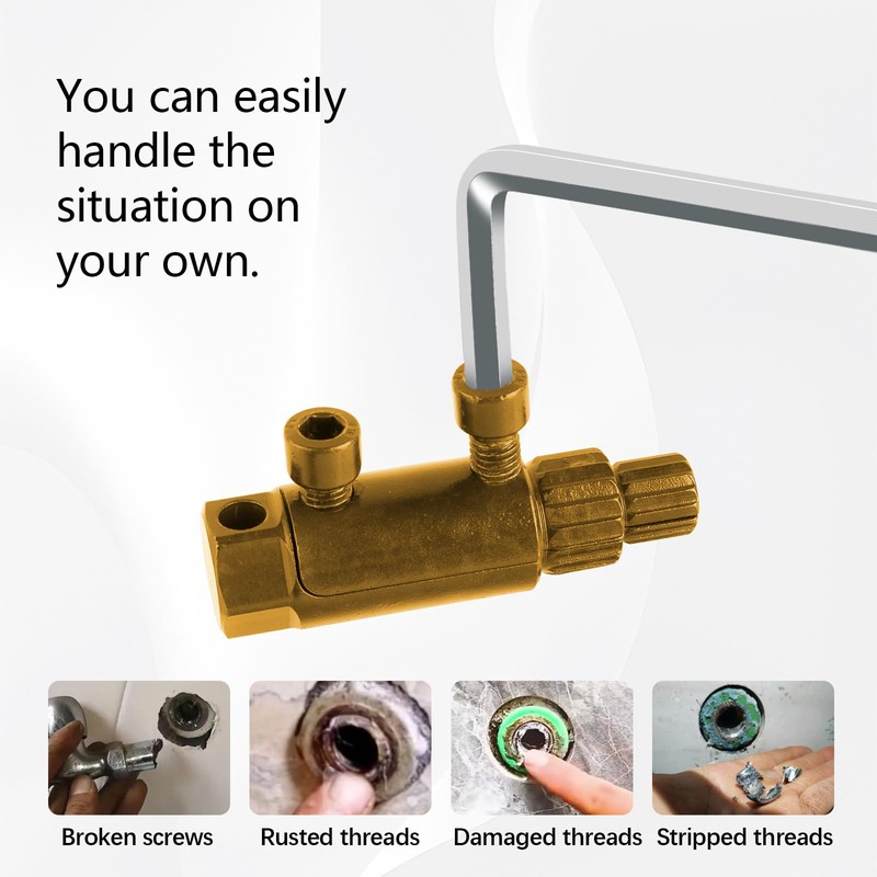 UwinVwin Broken Pipe Extractor Tool - Broken Faucet Removal Tool