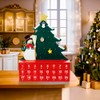 Kurt S. Adler Wooden Snowman with Tree Advent Calendar